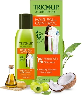 100%Natural Trichup Oil Healthy Long Strong Hair Care Hair Growth Ayurveda 200ml - Image 1 of 4