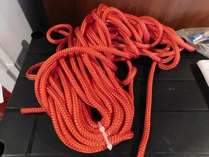 Sailing sailboat rope, line halyard, topping lift with shackle - Picture 1 of 6