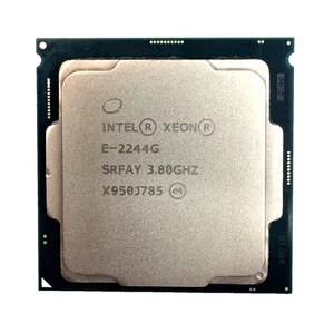 Intel Xeon E-2244G SRFAY 4-Core CPU Processor, 3.80GHz, 8M Cache, LGA1151 - Picture 1 of 2