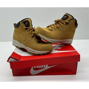 Nike Unisex Manoa Leather Boots Haystack/Velvet Brown Size M11 W12.5 NIB #400-RA - Imagen 1 de 11
