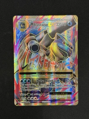 M Blastoise EX Full Art Holo Ultra Rare Card 102/108 2016 - Image 1 of 2