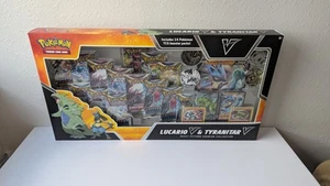 Pokemon TCG Lucario V & Tyranitar V Heavy Hitters Premium Collection NEU - Bild 1 von 15