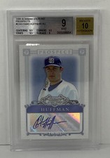 2006 Bowman Sterling Prospects Chad Huffman Autograph BGS 9 Auto 10 Padres RC