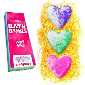 3 x Love Heart Value Bath Bomb Gift Set von funkelndes Beauty-Geschenk für d... - Bild 1 von 4