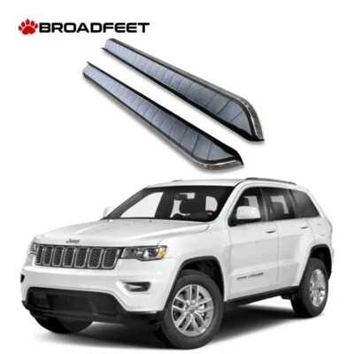 Tabla de correr Jeep Grand Cherokee serie R44 2011-2021 techo negro líneas diagonales Foto 1 de 2