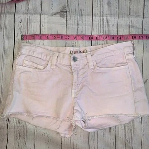J Brand Cut-Off Colored Denim Jean Shorts Soft Lilac Sz 27 - Picture 1 of 6