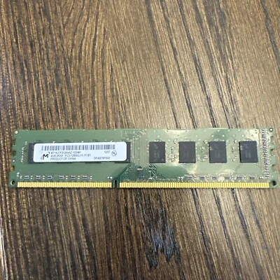 Micron MT16JTF51264AZ-1G6M1 4GB DIMM 1600MHz PC3-12800U DDR3 SODIMM Memory - Image 1 of 3