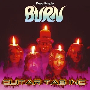 Deep Purple Digital Guitar Tab BURN Lessons on Disc Ritchie Blackmore - Picture 1 of 3