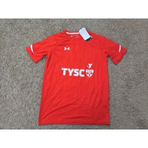 (V) Nueva camiseta deportiva Under Armour Heatgear juvenil TYSC #7 camiseta de fútbol talla L - Imagen 1 de 10