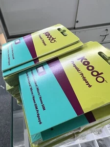 KOODO SIM CARDS PACK OF 40 $180.00 - Photo 1 sur 1