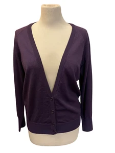 People Tree Wollweste Damen Aubergine Bio - Bild 1 von 9