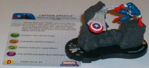 CAPTAIN AMERICA #040 Captain America HeroClix Rare legacy figure - Picture 1 of 1