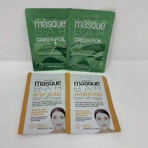 Lot Of 4 Masque Bar Peel Off Face Masks - Picture 1 of 2