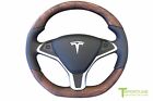 Tesla Model X Figured Ash Steering Wheel By T Sportline
