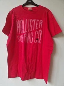 Hollister T Shirt- Large in Red, New - Picture 1 of 3