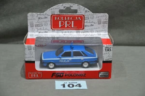 FSO Polonez 1500 Poland Classic Car 1:43 Diecast Model Milicja Militia Police - Picture 1 of 7