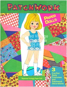Libro restaurado vintage "Patchwork Paper Dolls", Judy M Johnson #4127 - Imagen 1 de 9