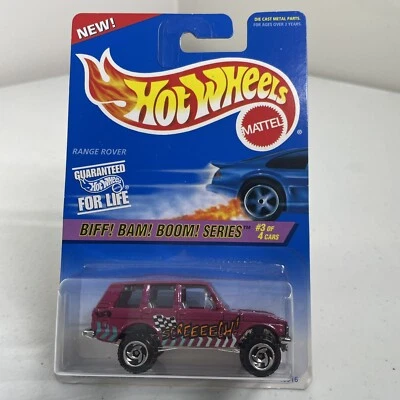 Vintage New 1996 Hot Wheels Biff! Bam! Boom! Series #3 Range Rover 16916 #544 - Image 1 of 3