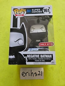 Funko Pop! Batman negativo DC Super Heroes #161 exclusivo de Target - Imagen 1 de 7
