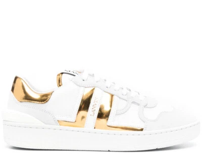 LANVIN CLAY LOGO LOW-TOP SNEAKERS WOMEN SHOES FWSKDK00GLOSA23 - Image 1 of 4