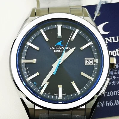CASIO OCEANUS OCW-T200S-1AJF CLASSIC LINE Bluetooth Solar Radio Watch New in Box - Image 1 of 4