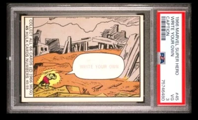 1966 marvel super hero #45 the hulk rc; write your own PSA 3  (1ST TRUE ROOKIE) - Image 1 of 3