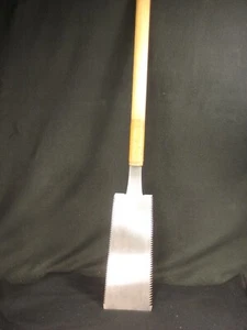 VINTAGE JAPANESE TOOL FORGED IRON DOUBLE SIDED RYOBA NOKOGIRI SAW NEW OLD STOCK - Picture 1 of 14