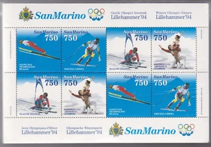 San Marino BF49 - Olympic Games 1994 M/S - MNH - Imagen 1 de 1