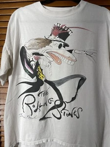 VTG 90s The Rolling Stones 1994 Voodoo Lounge Gerald Scarfe Brockum Tee Shirt XL - Picture 1 of 4