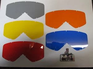 Smith Fuel Intake Objektivset echt rot, orange, blau, grau + gelb Anti-Nebel - Bild 1 von 1