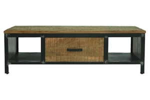 Induse Coffee Table with 1 Drawer Mango Wood - 135 CM - Picture 1 of 2