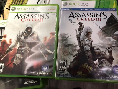 Xbox 360 Two Games Assassins Creed ll And Assassins Creed lll - Image 1 of 4