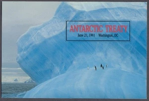 #C130-C1 50c Antarctic Treaty Stamp First Day Ceremony  Program - Picture 1 of 1