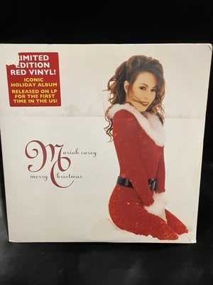 Mariah Carey - Merry Christmas (Deluxe Anniversary Edition) LP Red Vinyl Record Foto 1 de 2