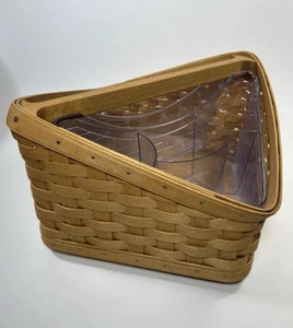 Longaberger Spin Organizer Korb mit geteilten Protektoren - Bild 1 von 6