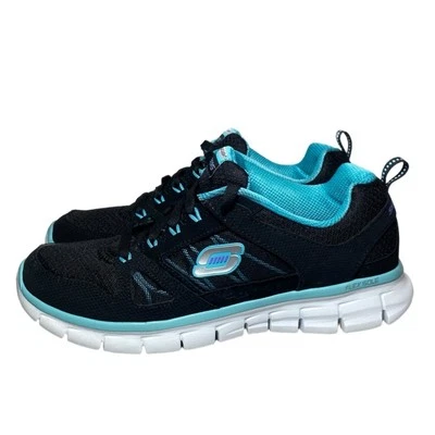 Skechers Flex Appeal Memory Foam Sneakers Women’s Size 8 Lace Up Shoes - 12089H - Image 1 of 4