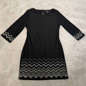 White House Black Market Embellished Sheath Dress Size L - Picture 1 of 5