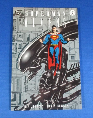Cómics de Superman vs Aliens #1 Dark Horse 1995 novela gráfica casi nuevo Foto 1 de 4