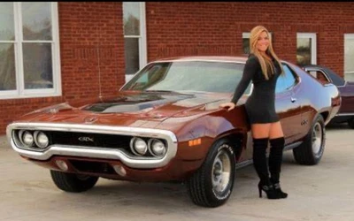 Hot Wheels 1971 Plymouth GTX 2005 Classics Orange Spectra Flame Mopar Redlines - Image 1 of 2