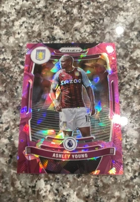 2021-22 Panini Prizm Premier League - Ashley Young #126 Pink Ice Prizm - Image 1 of 2