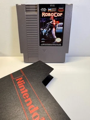 RoboCop (Nintendo NES, 1988) Authentic. Tested. Sleeve. Nice Labels! - Image 1 of 4