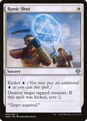 (2x FOIL) RUNIC SHOT - Dominaria United – MTG Magic the Gathering Card - Image 1 of 4
