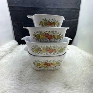 Corning Ware Le Persil La Sauge L’Echalote La Marjolaine Gewürz des Lebens 4er Set - Bild 1 von 8