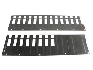 Original Mackie SR 24-4 VLZ PRO Mixing Console fader controls dust covers, pair - Picture 1 of 2
