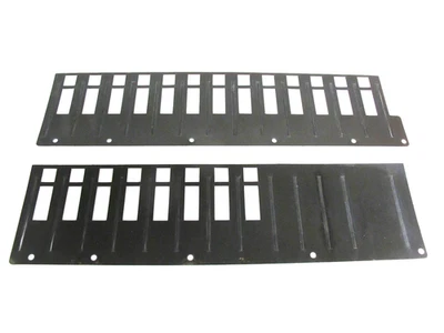 Original Mackie SR 24-4 VLZ PRO Mixing Console fader controls dust covers, pair - Image 1 of 2