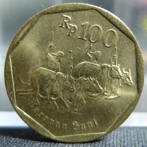 Good Indonesia 100 Rupees 1994 Coin Foreign Coin Old Coin Summary / 126 - Picture 1 of 2