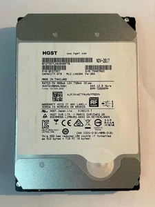 Hitachi 0F27357 8TB 3.5” 7200RPM 12.0GB/s HDD HUH721008AL5201 - Picture 1 of 3