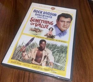 Something of Value [New DVD] Rock Hudson Dana Wynter Sidney Poitier 1957 B & W - Imagen 1 de 3