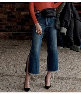 Jeans One Teaspoon Libertines Sucio Índigo Lavado Cintura Alta Cortos Talla 26 - Imagen 1 de 14