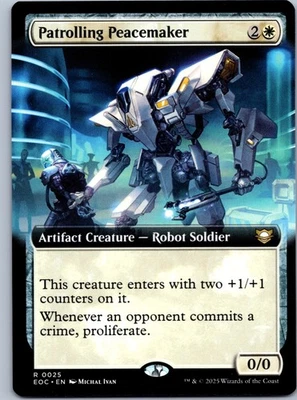 Patrolling Peacemaker (Extended Art) - Commander: Edge of Eternities - R 25 NM - Image 1 of 2